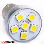   Светодиодная автолампа P21/5 6 LED SMD5050 (2шт.)